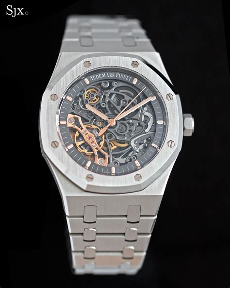 audemars piguet royal oak double balance wheel openworked ceramic|Audemars Piguet royal oak dials.